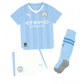 Manchester City Julian Alvarez #19 Replica Home Minikit 2023-24 Short Sleeve (+ pants)